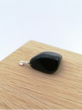 PENDENTIF OBSIDIENNE NOIRE