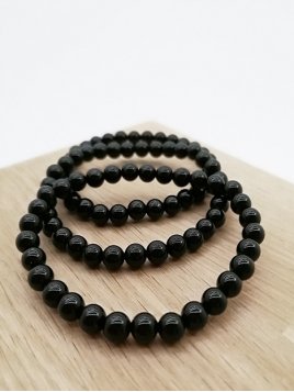 BRACELETS OBSIDIENNE NOIRE