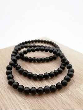 BRACELETS OBSIDIENNE OEIL CÉLESTE 6mm