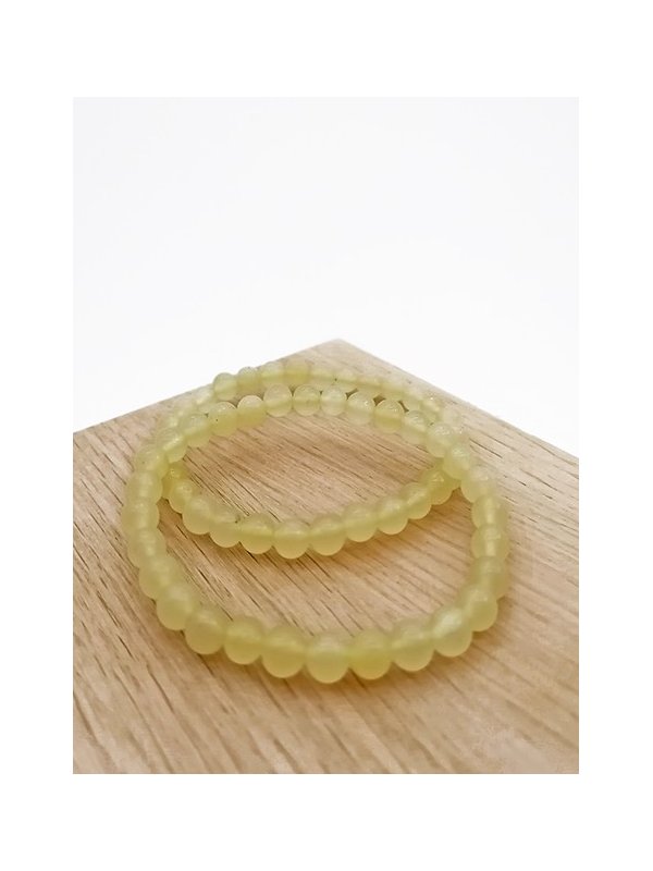 BRACELETS JADE JAUNE 6mm