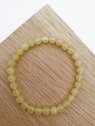 BRACELETS JADE JAUNE 6mm