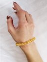 BRACELETS AMBRE JAUNE 6mm