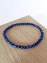 Bracelet lapis lazuli 4mm