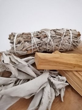 KIT FUMIGATION PALO SANTO PEROU ET SAUGE CALIFORNIE