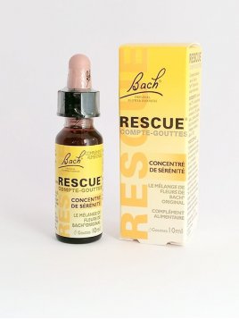 Rescue Gouttes - Elixire d'urgence émotives, Fleurs de Bach Original