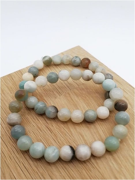 BRACELETS AMAZONITE MULTICOLORE