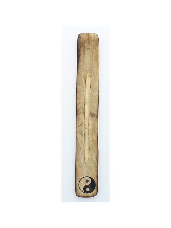 PORTE-ENCENS EN BOIS "YIN YANG"