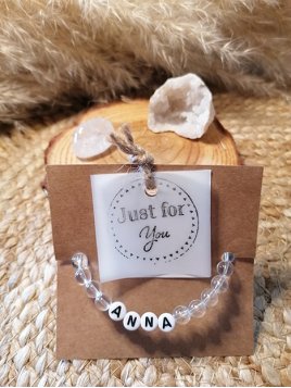 Bracelet personnalisé Cristal de roche