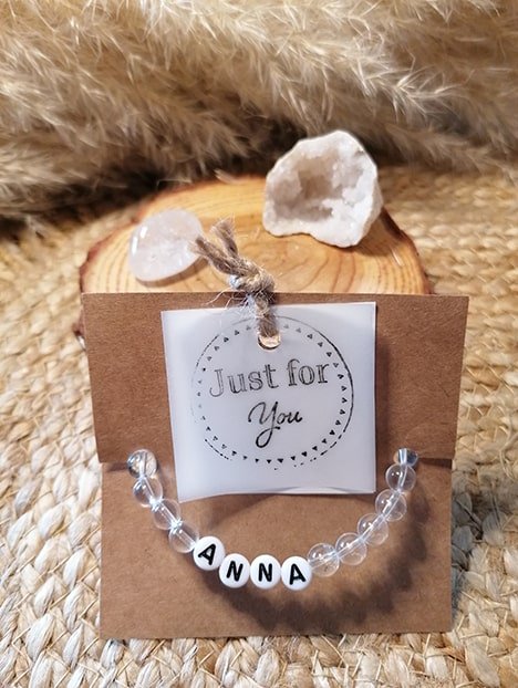 Bracelet personnalisé Cristal de roche