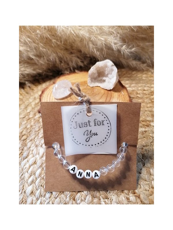 Bracelet personnalisé Cristal de roche